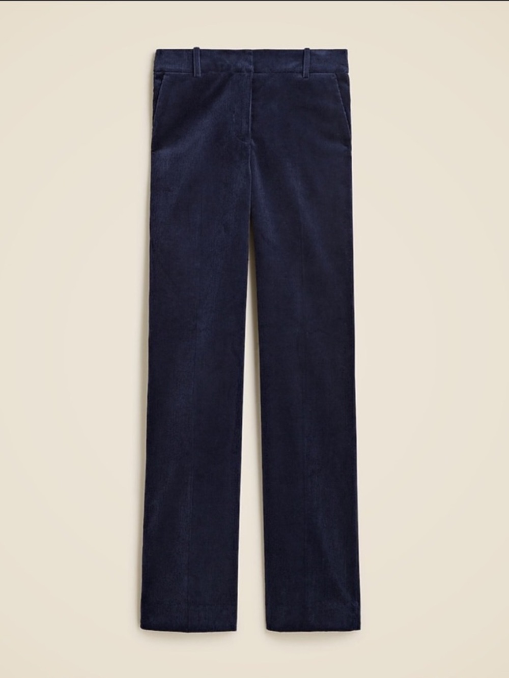 J. Crew Natalia Pant in Stretch Corduroy Trouser Bottoms High-Rise Straight